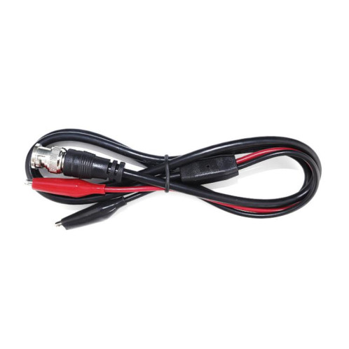 Câble de sonde d'oscilloscope BNC mâle vers 2 pinces crocodiles Q9, longueur : 1 m SH85021822-09
